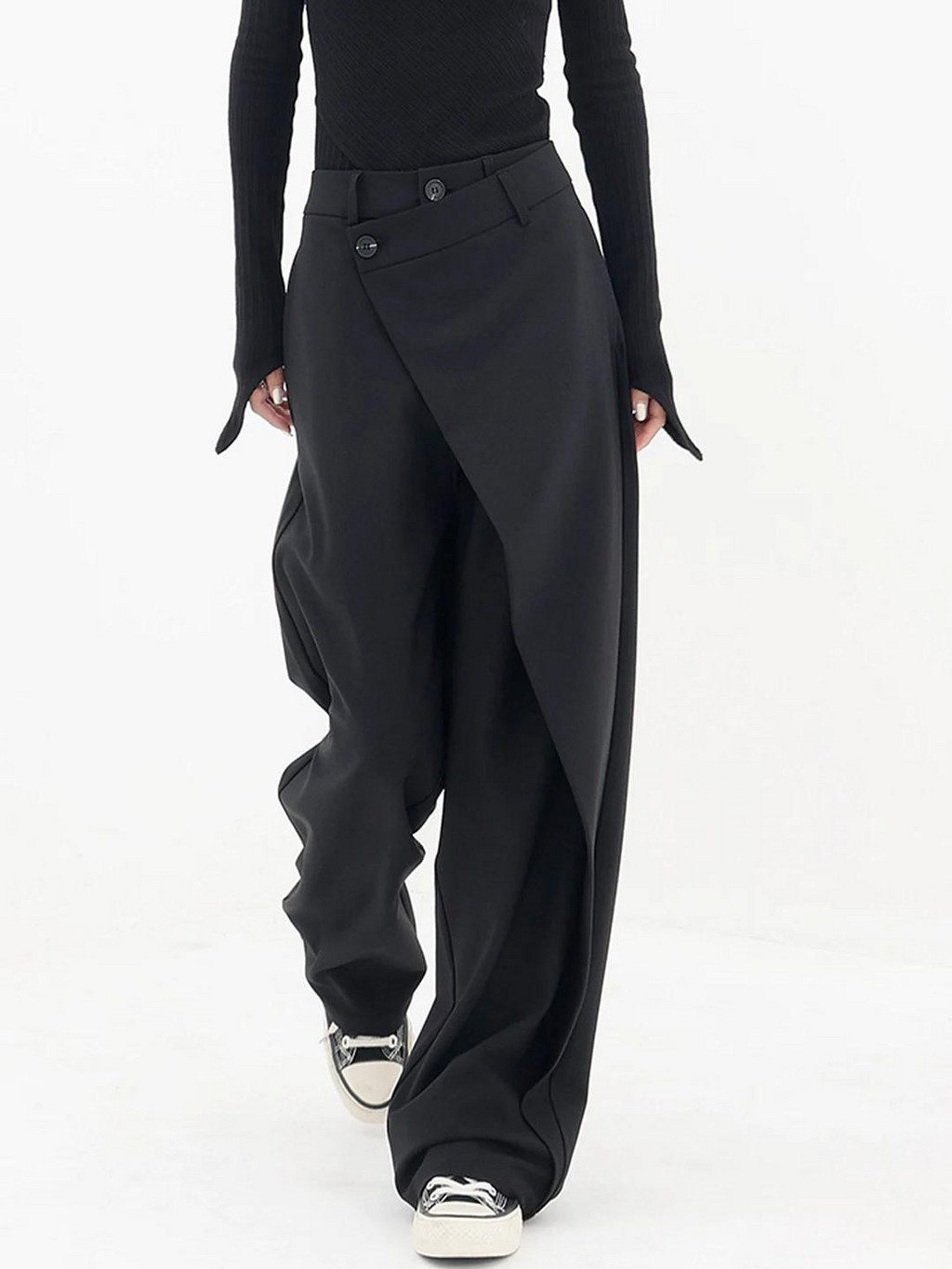 Raphaëlle - Asymmetrical Fashion Trousers
