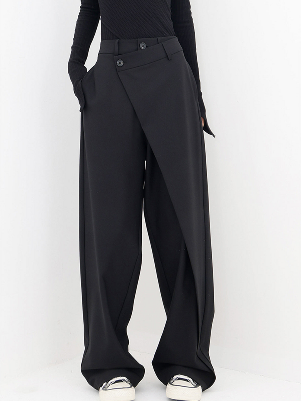 Raphaëlle - Asymmetrical Fashion Trousers