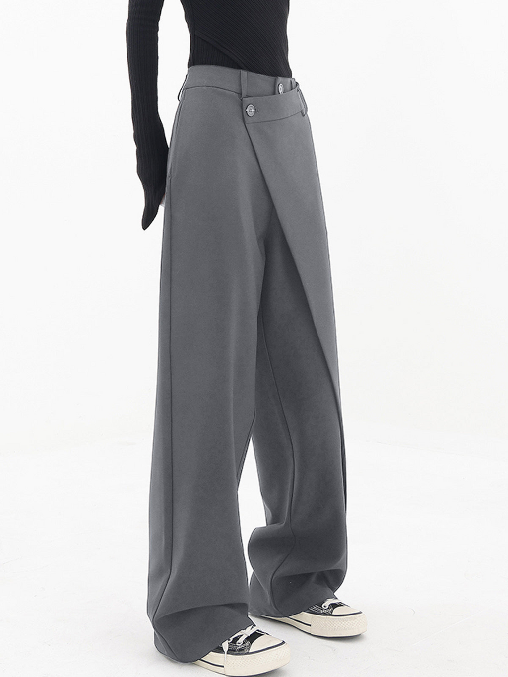 Raphaëlle - Asymmetrical Fashion Trousers